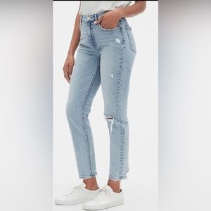 Gap High Rise Cigarette Jeans